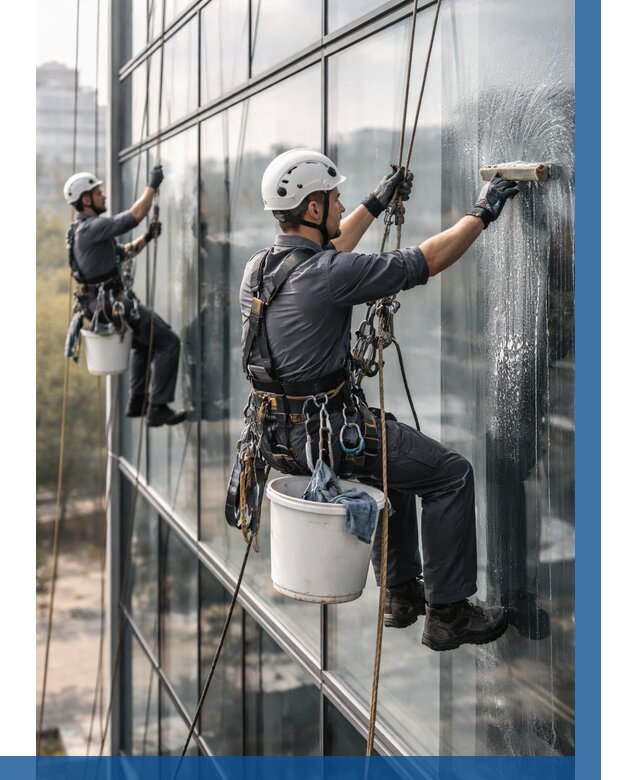 Мойка сплошного остекления в Гае, заказать от 305 р.| ВЫСОТНИК-Гай