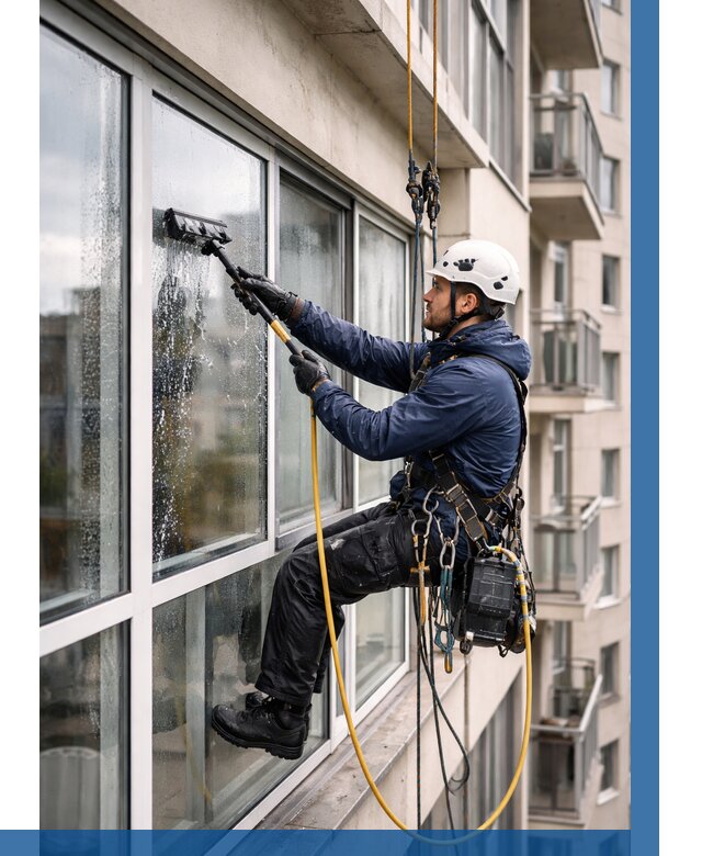 Мойка балконного остекления в Гае от 3558 р. | ВЫСОТНИК-Гай