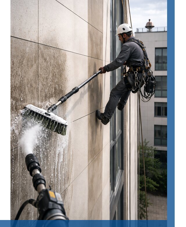 Мойка фасада из керамогранита в Гае от 305 р. | ВЫСОТНИК-Гай