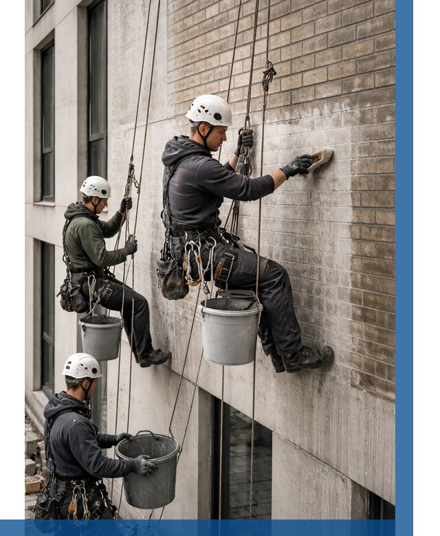 Удаление высолов с фасада в Гае от 254 р. | ВЫСОТНИК-Гай