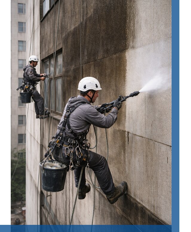 Очистка фасада от копоти в Гае от 254 р. | ВЫСОТНИК-Гай