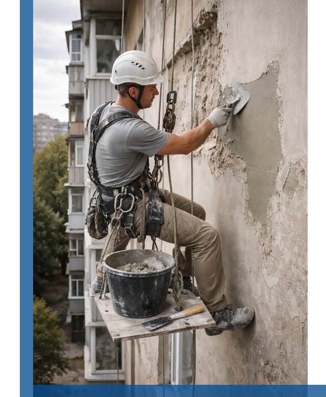 Восстановление фасадной штукатурки в Гае с гарантией качества