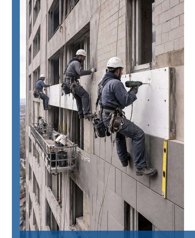 Монтаж фасадных термопанелей высокого качества в Гае