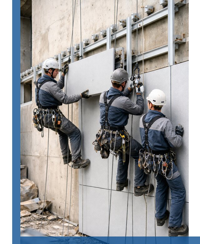 Монтаж вентилируемого фасада в Гае под ключ с гарантией качества