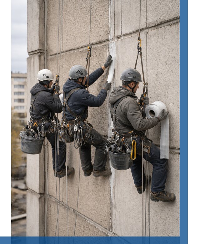 Ремонт межпанельных швов в Гае от 762 р. | ВЫСОТНИК-Гай