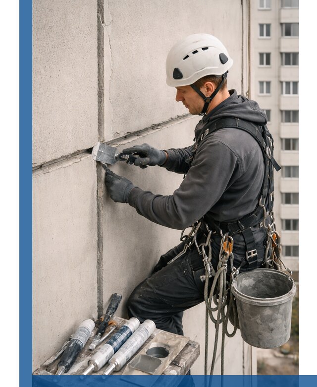 Ремонт межпанельных швов в Гае герметизация и восстановление