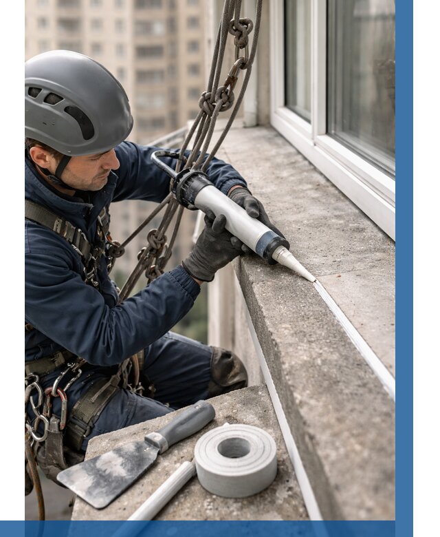 Герметизация балконного козырька в Гае от 4575 р. | ВЫСОТНИК-Гай