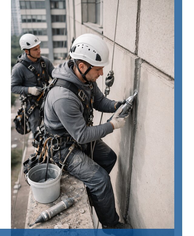 Ремонт деформационных швов здания в Гае от 1017 р. | ВЫСОТНИК-Гай