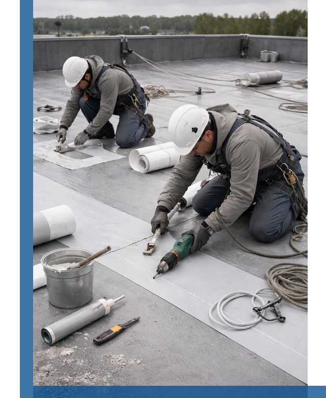 Ремонт мембранной кровли в Гае качественно и с гарантией