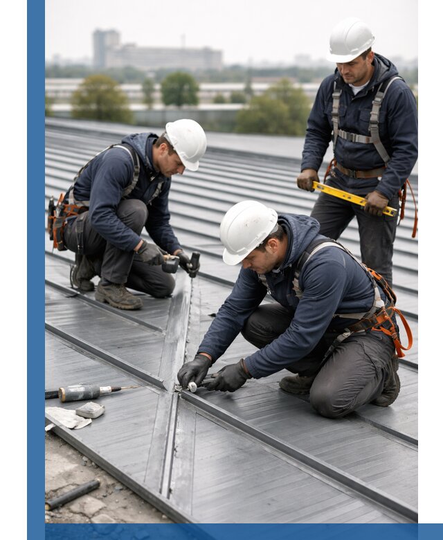 Ремонт фальцевой кровли в Гае срочно и качественно