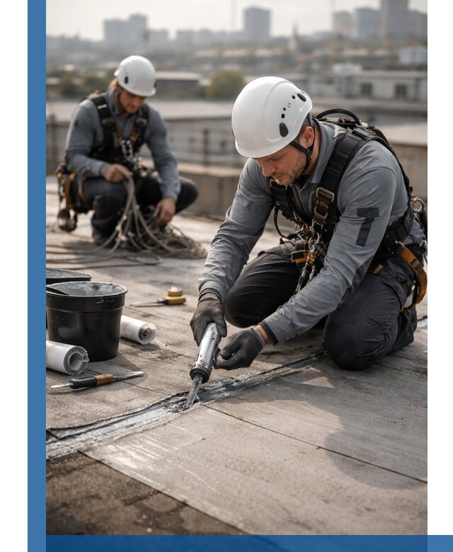 Аварийное и капитальное устранение протечек кровли в Гае