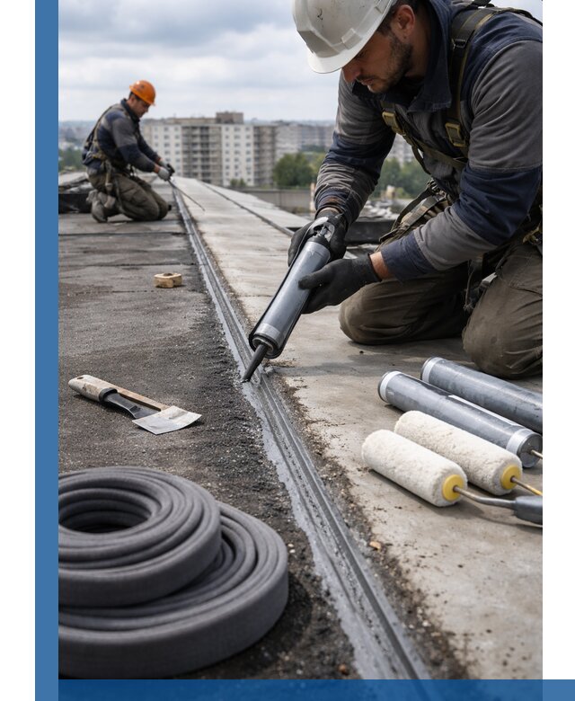 Герметизация швов кровли в Гае с гарантией герметичности