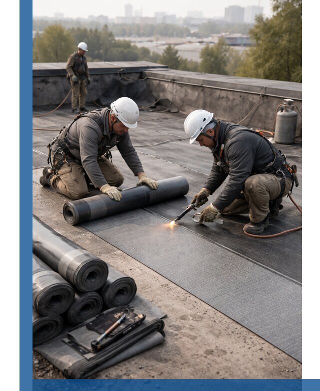 Монтаж мягкой кровли в Гае профессионально и надежно