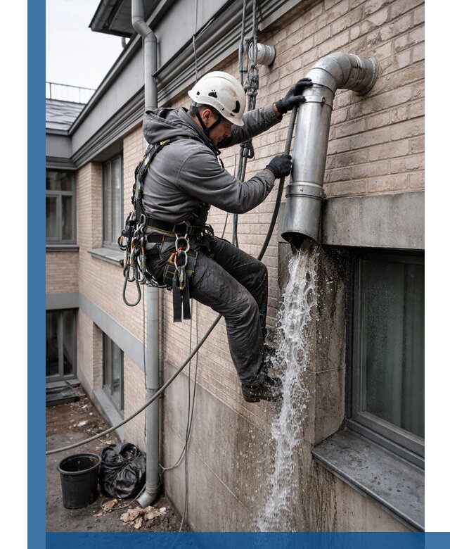 Профессиональная прочистка водосточных труб в Гае с гарантией