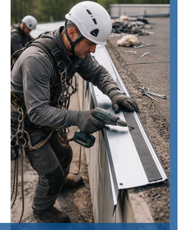 Монтаж капельника на кровле в Гае от 305 р. | ВЫСОТНИК-Гай