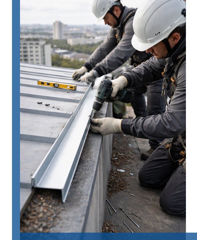 Монтаж капельника на кровле в Гае с гарантией качества