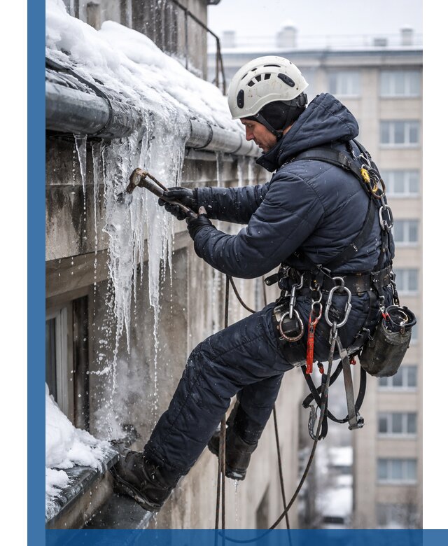 Удаление наледи и чистка водостоков в Гае оперативно и безопасно
