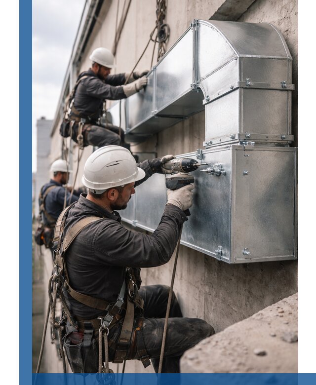 Профессиональный монтаж вентиляционных коробов в Гае под ключ