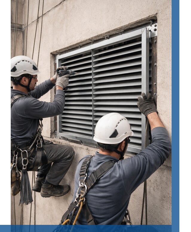 Монтаж вентиляционных решеток в Гае от 4575 р. | ВЫСОТНИК-Гай