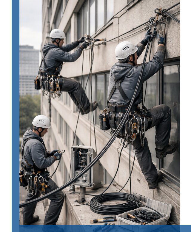 Прокладка оптоволоконного кабеля в Гае под ключ с тестированием