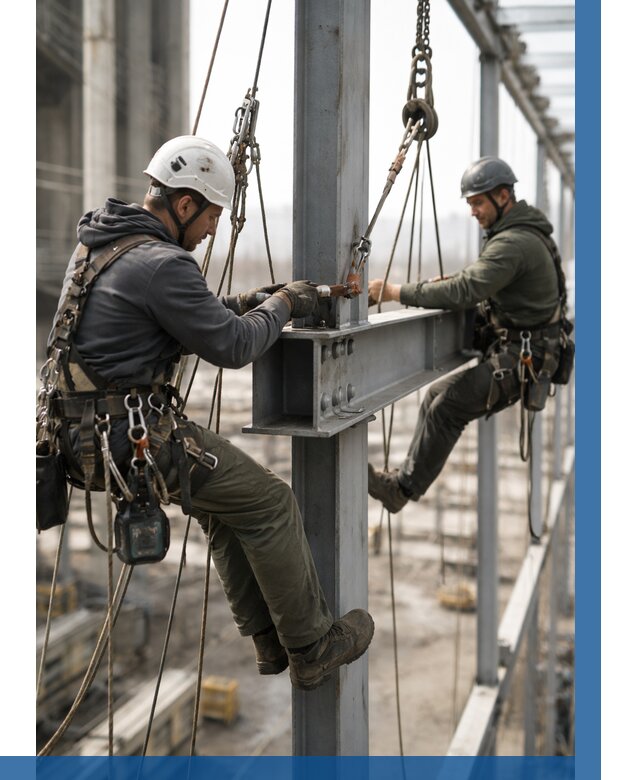 Монтаж металлоконструкций на высоте в Гае от 3558 р. | ВЫСОТНИК-Гай