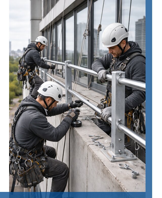 Монтаж ограждений на высоте в Гае, от 1220 р. | ВЫСОТНИК-Гай