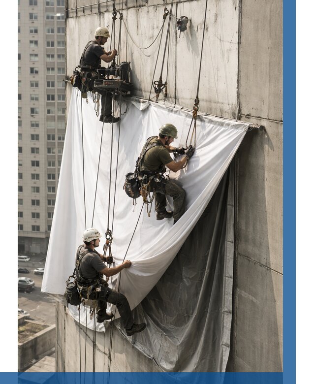 Замена баннерного полотна в Гае от 6608 р. | ВЫСОТНИК-Гай—заказать