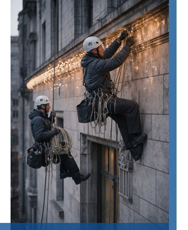 Монтаж новогодней иллюминации в Гае от 8641 р. | ВЫСОТНИК-Гай