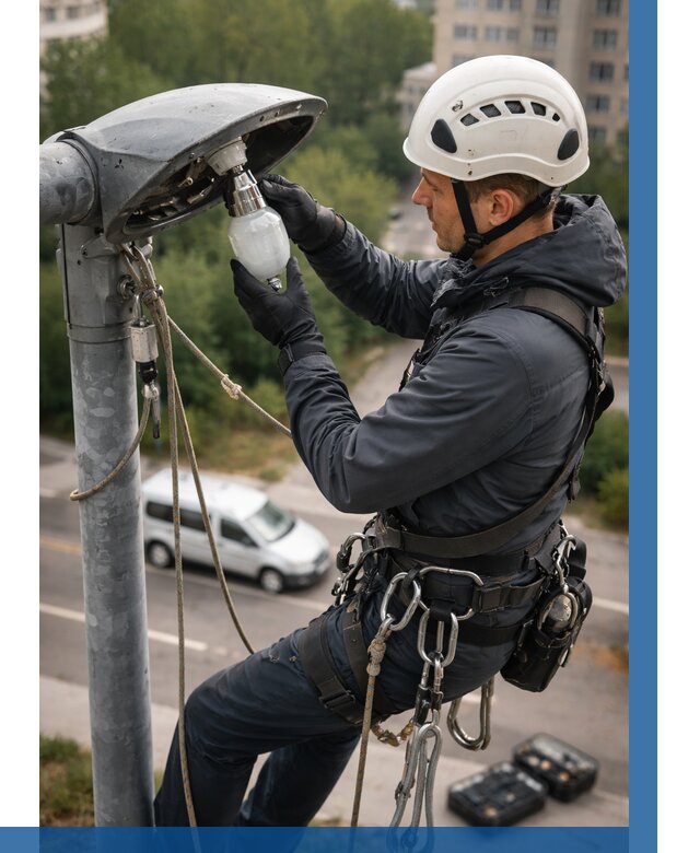 Замена ламп на высоте в Гае от 2542 р. | ВЫСОТНИК-Гай