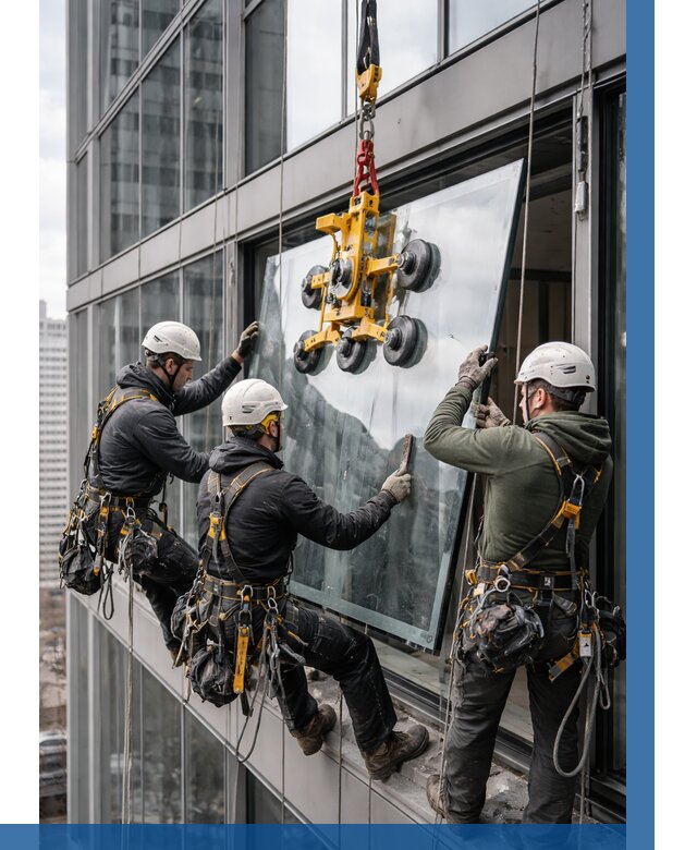 Фасадное остекление зданий под ключ в Гае от 10166 р. | ВЫСОТНИК-Гай