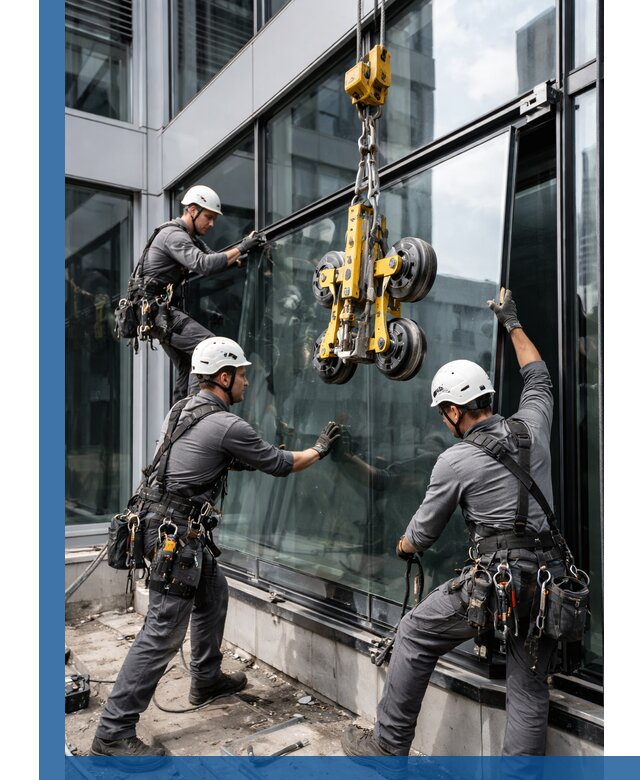 Структурное остекление фасадов в Гае монтаж и обслуживание