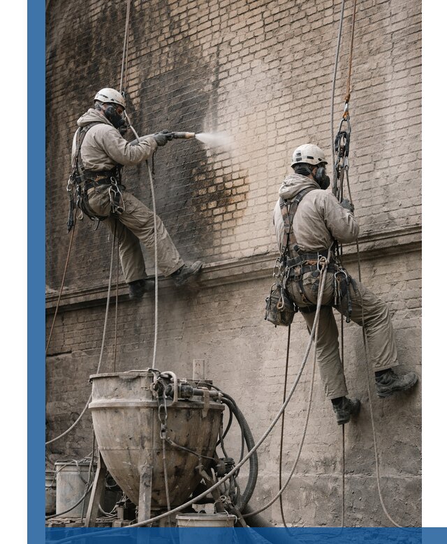 Пескоструйная очистка фасадов в Гае профессионально