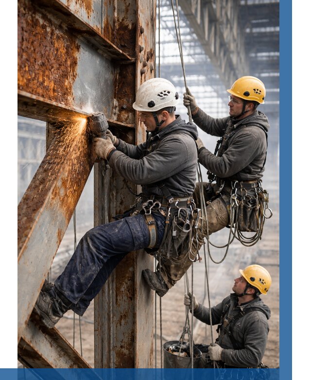 Зачистка металла от ржавчины в Гае от 356 р. | ВЫСОТНИК-Гай