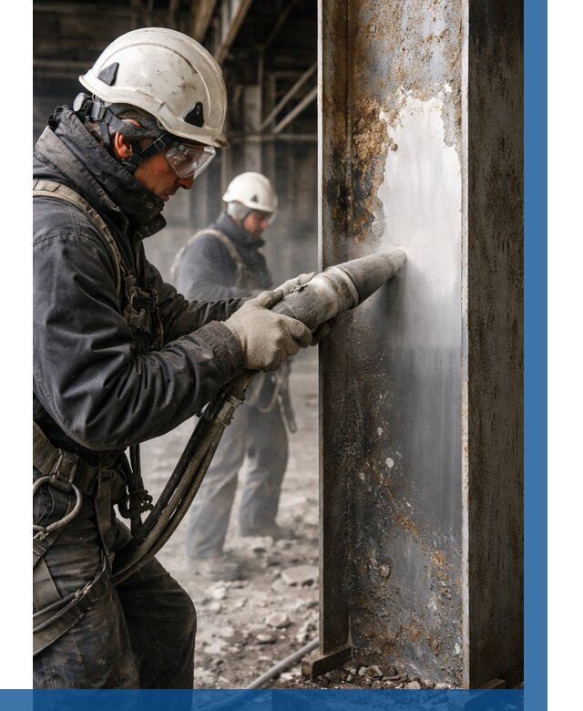 Удаление старой краски с металла в Гае от 457 р. | ВЫСОТНИК-Гай