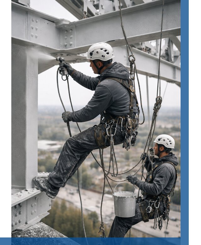 Покраска металлоконструкций на высоте в Гае 356 р |ВЫСОТНИК-Гай