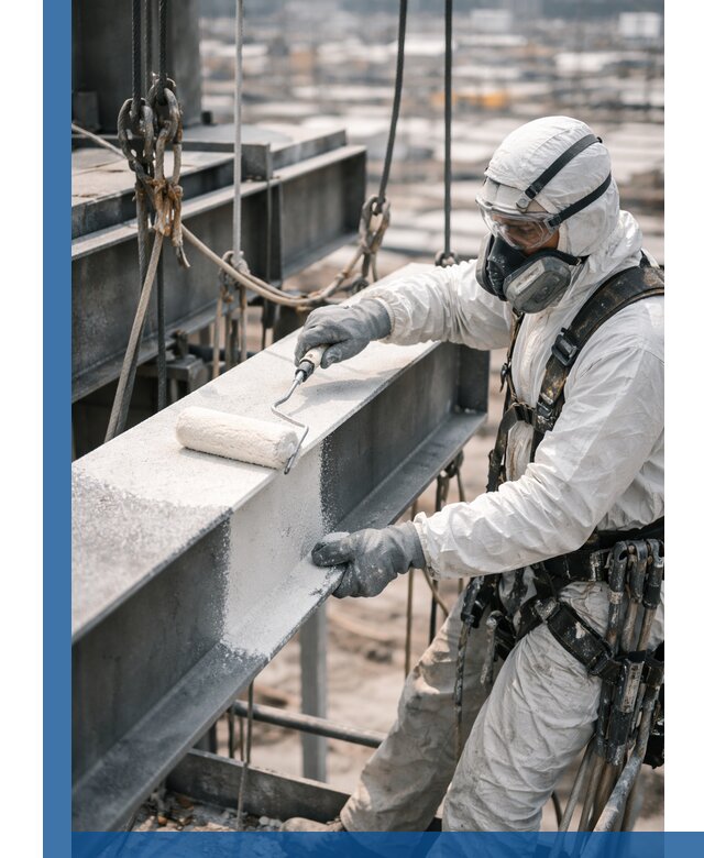 Профессиональная огнезащитная обработка металлоконструкций в Гае