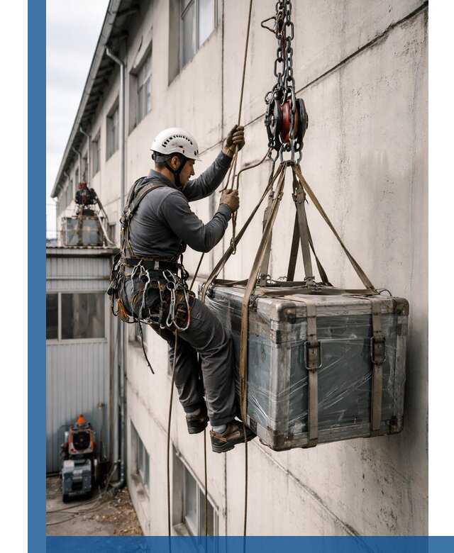 Подъем грузов на высоту в Гае для промышленных объектов