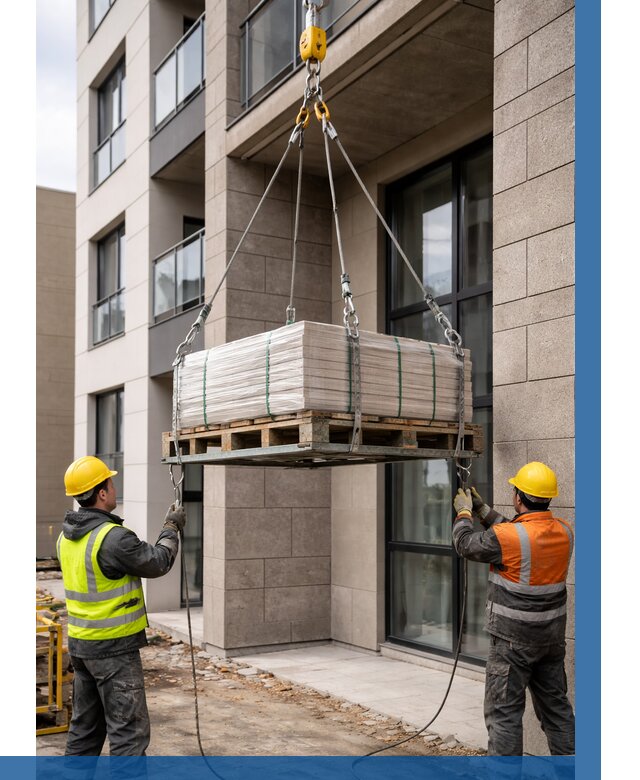 Подъем керамогранита на этаж в Гае от 3558 р. | ВЫСОТНИК-Гай