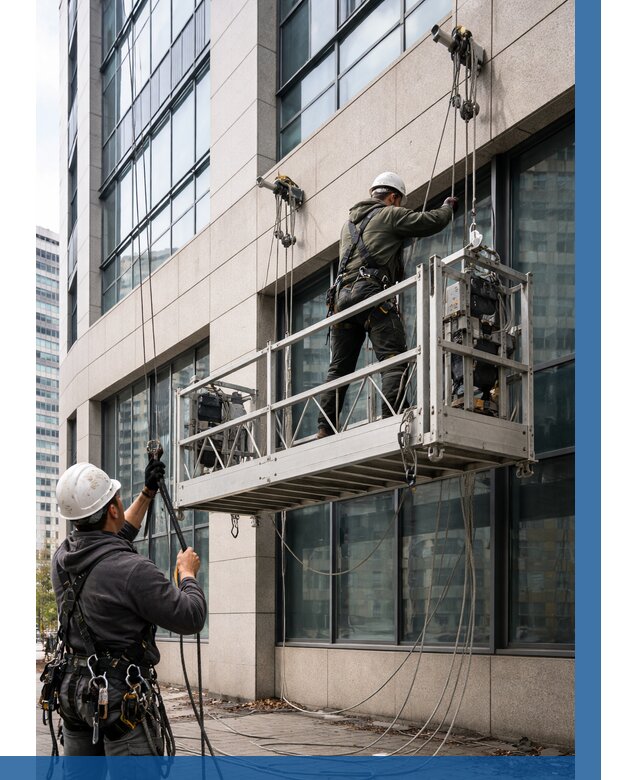 Монтаж и подъем фасадной люльки в Гае от 12199 р. | ВЫСОТНИК-Гай