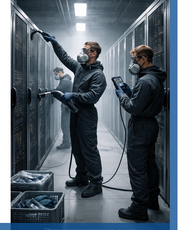 Обеспыливание серверной комнаты в Гае от 4575 р. | ВЫСОТНИК-Гай