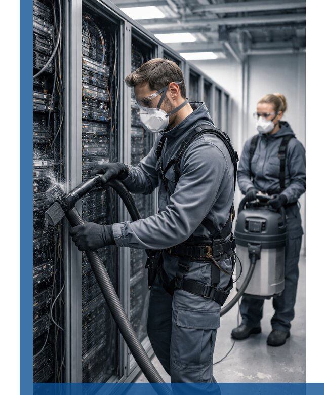 Обеспыливание серверной комнаты в Гае, профессиональная очистка