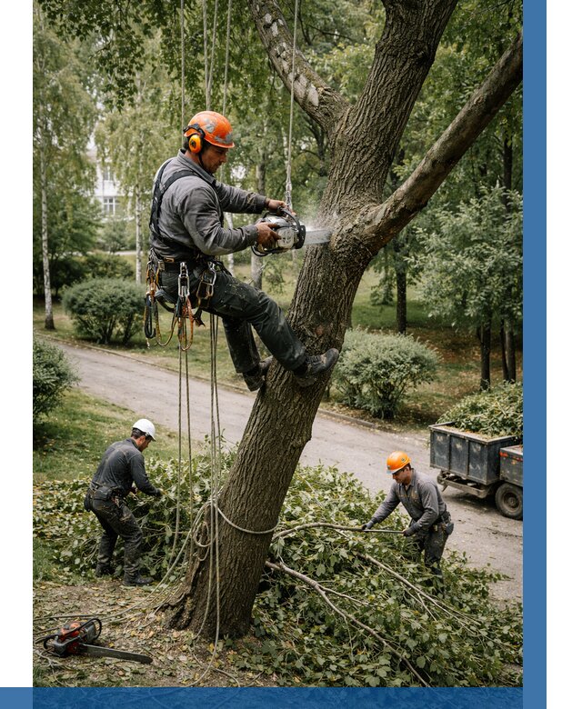 Кронирование деревьев в Гае от 6608 р. | ВЫСОТНИК-Гай