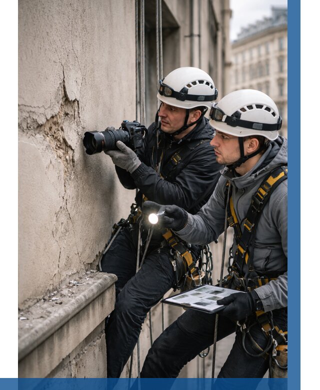 Фотофиксация дефектов фасада в Гае от 4575 р. | ВЫСОТНИК-Гай