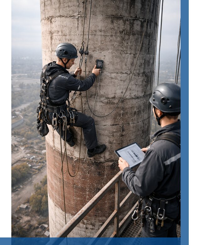 Обследование дымовой трубы в Гае от 8133 р. | ВЫСОТНИК-Гай