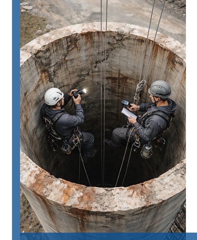 Обследование дымовой трубы: диагностика и оценка состояния в Гае