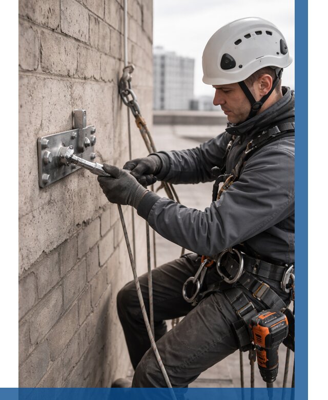 Установка анкерных точек в Гае от 3558 р. | ВЫСОТНИК-Гай